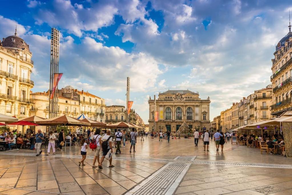 Nouveau - Appartement 100M2 Avec Terrasse A 1 Min De La Place De La Comedie Montpellier Exterior photo